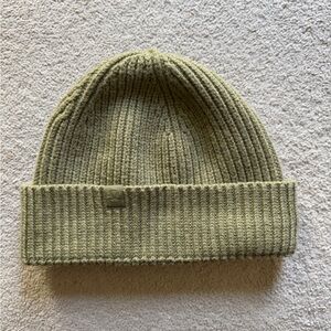 Lululemon Ribbed Olive Green Beanie